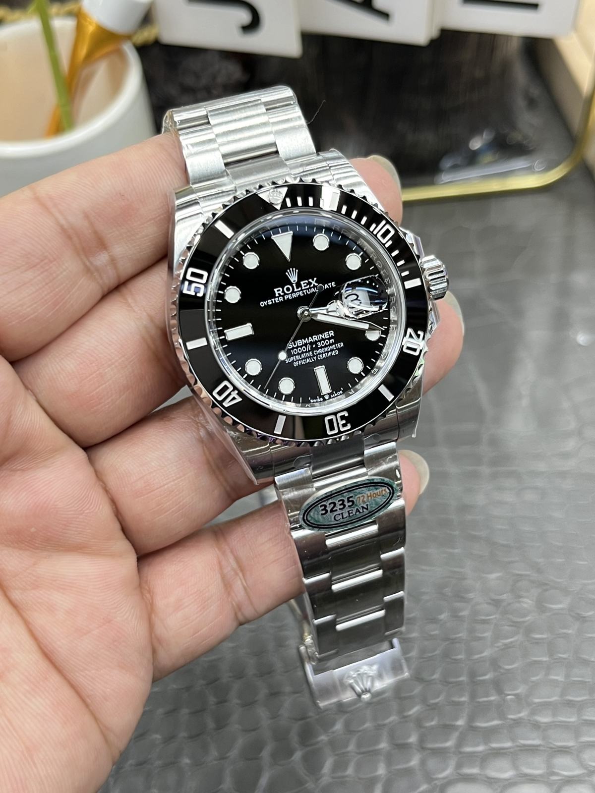 C/Clean Factory Rolex Submariner/41mm Black Submariner  第4张